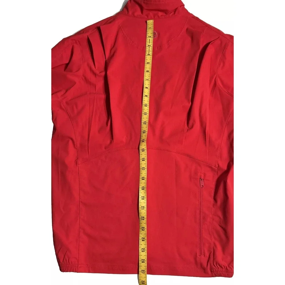 Mens ZERO RESTRICTION Tour Series‎ Golf 1/4 Zip Pullover Sz Med Rear Zip Pocket